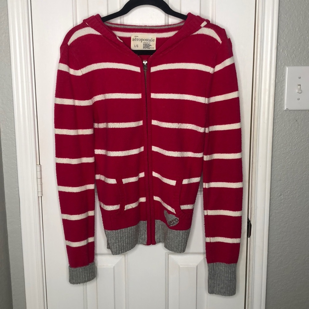 Aero zip up sweater